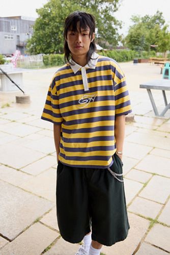 Haut à rayures roses jaunes exclusif UO en taille: Small - Ed Hardy - Modalova
