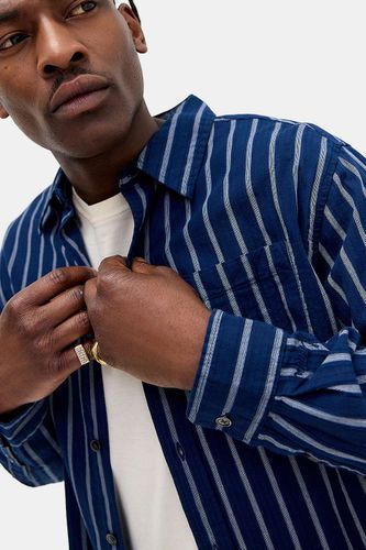 Chemise rayée Nolan bleu marine en taille: XS - Loom - Modalova