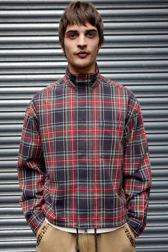 Veste de survêtement tartan marine en taille: Medium - Archivis - Modalova