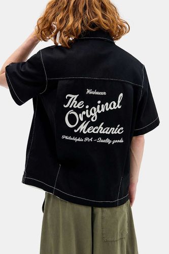 Chemise de mécanicien auto noire en taille: Small - BDG - Modalova