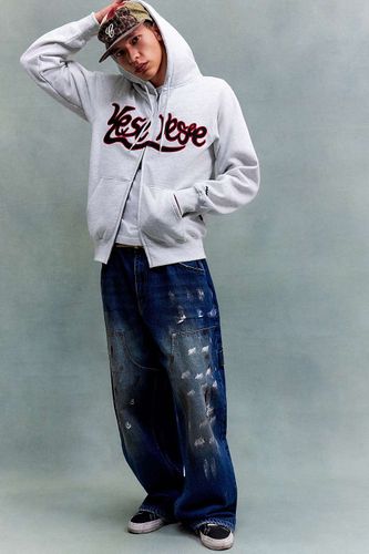Sweat à capuche zippé escargot gris clair en taille: Medium - YESEYESEE - Modalova