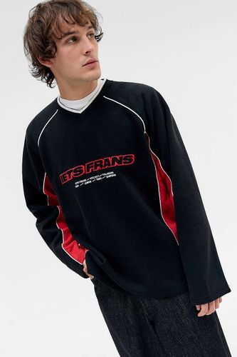 Iets frans. Black & Red Sport Panel Sweatshirt en taille: XS - iets frans... - Modalova