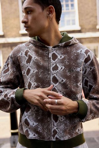 Iets frans. Sweat à capuche zippé à imprimé serpent taille: XS - iets frans... - Modalova