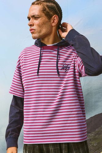Sweat à capuche à double couche rayé iets frans. en taille: XS - iets frans... - Modalova