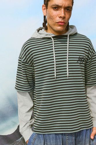 Sweat à capuche à double couche rayé iets frans. en taille: XS - iets frans... - Modalova