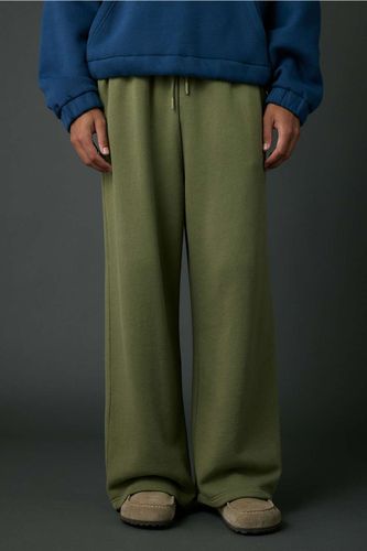 Pantalon de jogging olive à ourlet ouvert en taille: Small - Standard Cloth - Modalova