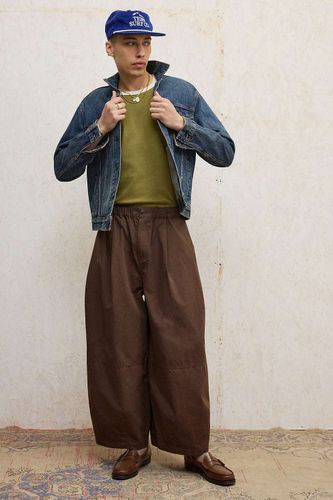 Pantalon Malachi en popeline marron en taille: 32 l 30 L - Loom - Modalova