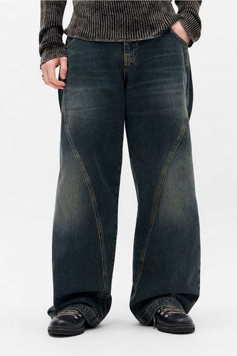 Jeans torsadés teinte verte néon en taille: 32 l 32 L - BDG - Modalova