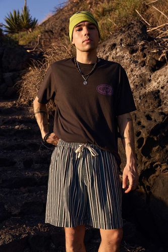 Short en sergé à rayures UO par en taille: Small - Urban Outfitters - Modalova