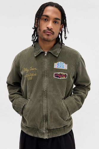 Veste de mécanicien en velours côtelé vert en taille: Medium - BDG - Modalova