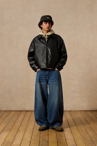Veste courte en simili cuir noir Julian en taille: TTP - Loom - Modalova