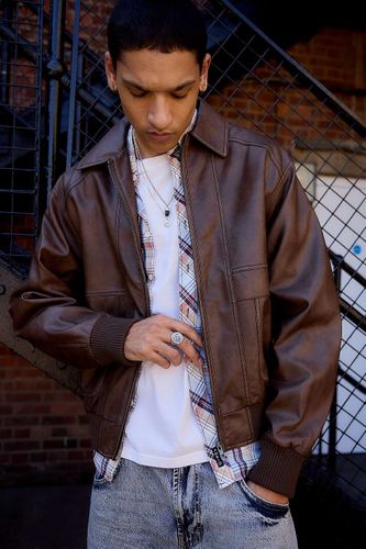 Blouson aviateur en simili cuir Kyle en taille: 2XS - BDG - Modalova