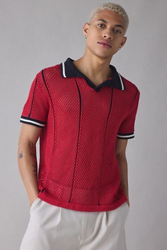 Polo en maille à manches courtes UO Mylo par en taille: Medium - Urban Outfitters - Modalova