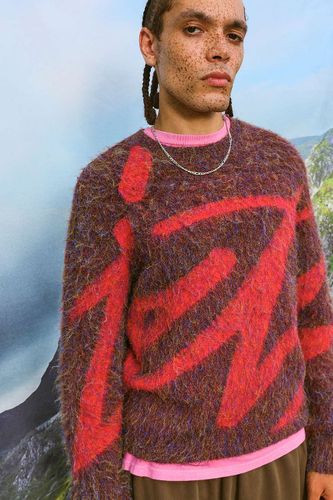 Pull en maille intarsia bordeaux iets frans. en Brun taille: XS - iets frans... - Modalova