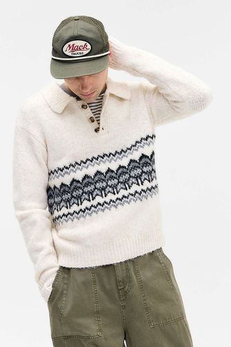Pull Polo Fairisle Écru en taille: Small - BDG - Modalova
