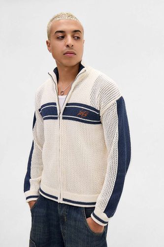 Haut de survêtement en maille tricotée écru iets frans. en Cream taille: Medium - iets frans... - Modalova