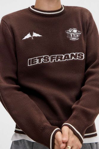 Iets frans. Pull en maille de football marron en taille: XS - iets frans... - Modalova