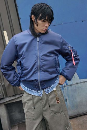 Blouson bombardier héritage MA-1 bleu en taille: Large - Alpha Industries - Modalova
