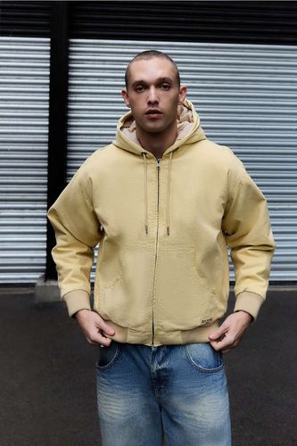 Sweat à capuche de skate Rex jaune pastel en taille: Medium - BDG - Modalova