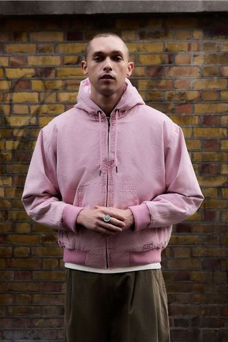 Veste à capuche de skate en rose pastel en taille: Medium - BDG - Modalova