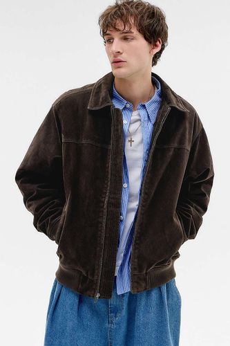 Veste Eric en Suédine Chocolat en taille: Small - BDG - Modalova