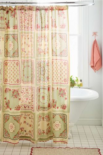 Rideau de douche Hankie Patch par en taille: TAILLE UNIQUE - Urban Outfitters - Modalova