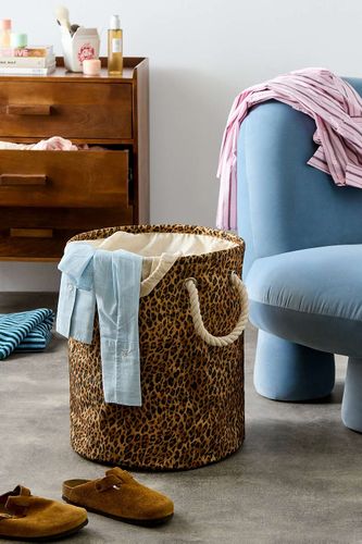 Panier à linge imprimé léopard par en taille: TAILLE UNIQUE - Urban Outfitters - Modalova
