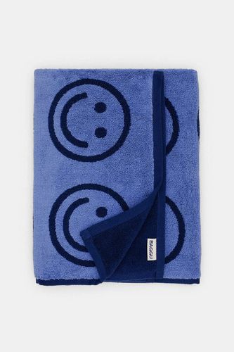 Serviette de bain heureuse bleue en taille: TAILLE UNIQUE - BAGGU - Modalova