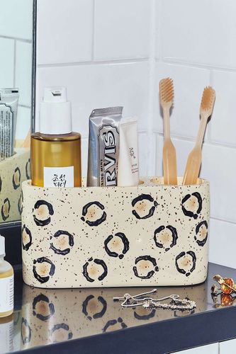 Pot de rangement léopard par en Neutral taille: TAILLE UNIQUE - Urban Outfitters - Modalova