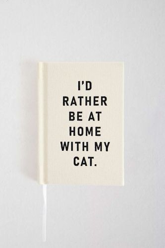 Mini carnet Préfère être avec mon chat par en White taille: TAILLE UNIQUE - Ohh Deer - Modalova
