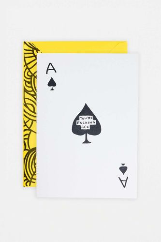 Carte de vaux David Shrigley You're F*cking Ace en Assorted taille: TAILLE UNIQUE - Urban Outfitters - Modalova