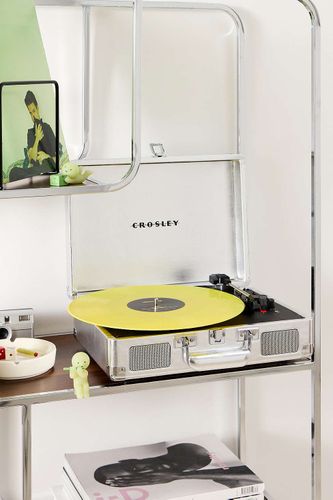 Tourne-disque Bluetooth Cruiser argenté en taille: TAILLE UNIQUE - Crosley - Modalova