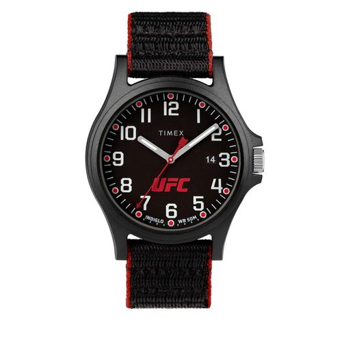 Montre Timex Apex TW2V55000 Black/Red - Chaussures.fr - Modalova