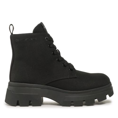 Bottines Calvin Klein Jeans Chunky Combat Laceup Boot Co YW0YW01239 Noir - Chaussures.fr - Modalova