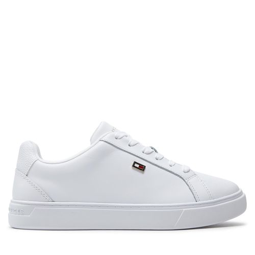 Sneakers Tommy Hilfiger Flag Court Sneaker FW0FW08072 Blanc - Chaussures.fr - Modalova