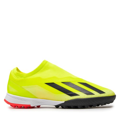 Chaussures de football adidas X Crazyfast League Laceless Turf Boots IF0686 Jaune - Chaussures.fr - Modalova