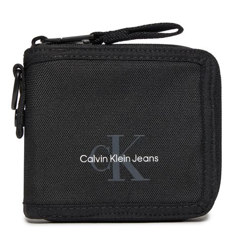 Portefeuille petit format Calvin Klein Jeans Sport Essentials Compact Zip Ut K50K510774 Black BEH - Chaussures.fr - Modalova