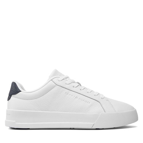 Sneakers Tommy Hilfiger Th Court Better Lth Tumbled FM0FM04972 White YBS - Chaussures.fr - Modalova