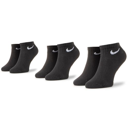 Lot de 3 paires de chaussettes basses unisexe Nike SX7667-010 Noir - Chaussures.fr - Modalova
