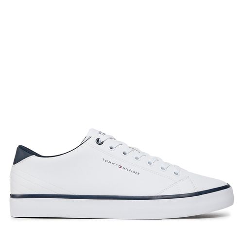 Sneakers Tommy Hilfiger Th Hi Vulc Core Low Leather FM0FM05041 White YBS - Chaussures.fr - Modalova