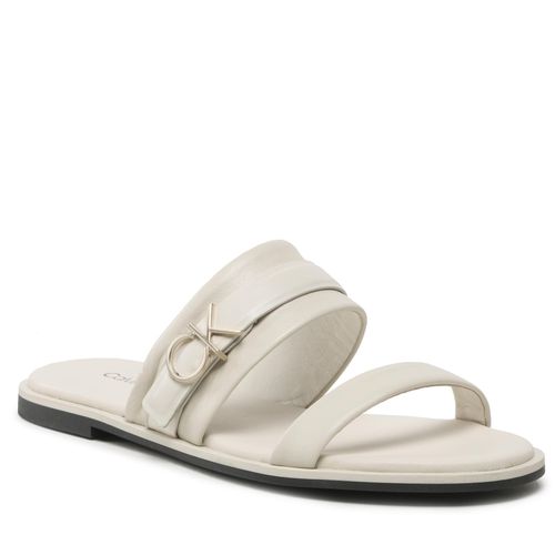 Mules / sandales de bain Calvin Klein Almond Slide W/Hw HW0HW01482 Marshmallow YBJ - Chaussures.fr - Modalova