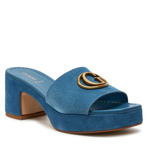 Mules / sandales de bain Guess Cinzia FLJCIN SUE03 BLUE - Chaussures.fr - Modalova