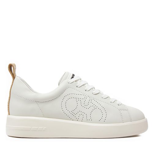 Sneakers Coccinelle Coccinellemonog Perforee E4 PWT 24 01 01 Off White - Chaussures.fr - Modalova