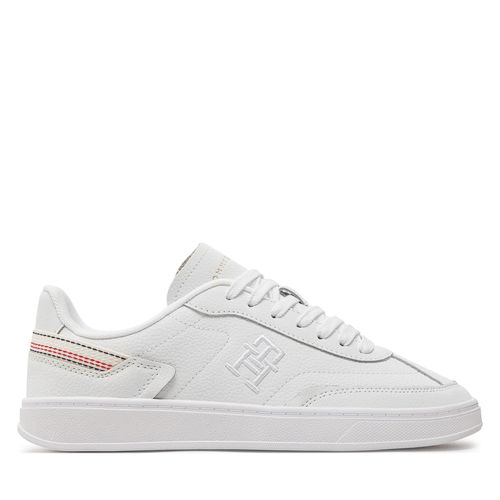 Sneakers Tommy Hilfiger Th Heritage Court Sneaker Strps FW0FW08284 Blanc - Chaussures.fr - Modalova