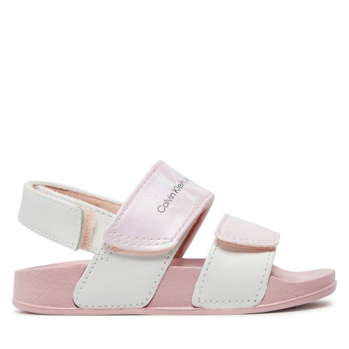Sandales Calvin Klein Jeans V1A2-80845-0376 M Pink/White X054 - Chaussures.fr - Modalova