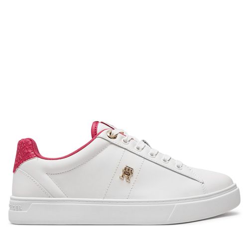 Sneakers Tommy Hilfiger Elevated Essent Sneaker Monogram FW0FW07999 Beige - Chaussures.fr - Modalova