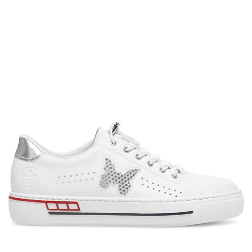 Sneakers Rieker L8857-80 Blanc - Chaussures.fr - Modalova