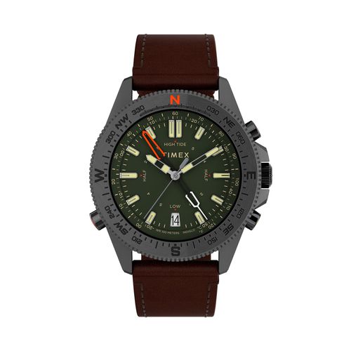 Montre Timex Expedition North Tide-Temp-Compass TW2V04000 Silver/Brown - Chaussures.fr - Modalova