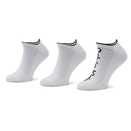 Lot de 3 paires de chaussettes hautes Calvin Klein 701218724 White 002 - Chaussures.fr - Modalova