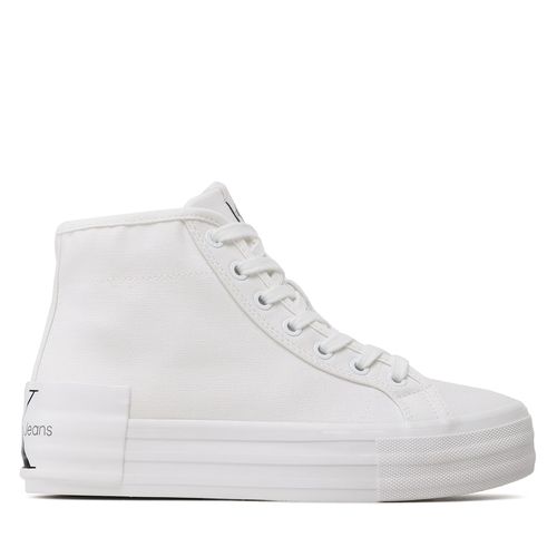 Sneakers Calvin Klein Jeans Vulc Flatform Bold Essential YW0YW01031 White YBR - Chaussures.fr - Modalova